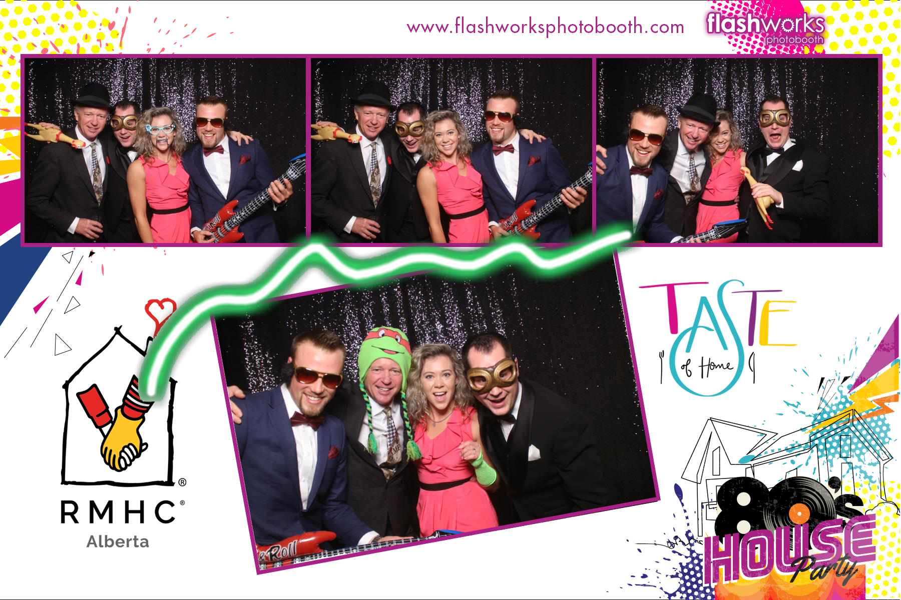 RMHC Alberta - Taste of Home Gala - 80s House Party | View more photos from the event at gallery.flashworksphotobooth.com/u/FlashworksPhotoboothInc/RMHC-Alberta-Taste-of-Home-Gala-80s-House-Party
